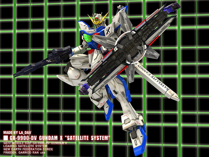 strålgevär gundam Divider Gundam X Anime Gundam Seed HD Art, mecha, gundam, strålgevär, sköld, HD tapet