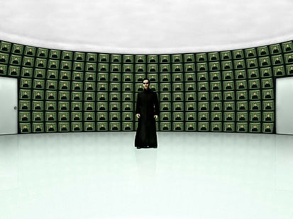 the matrix film the matrix reloaded neo keanu reeves, Wallpaper HD HD wallpaper