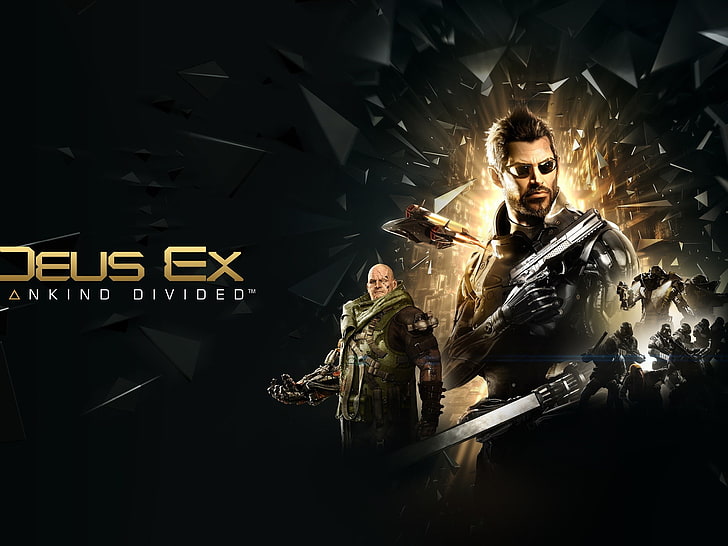 Deus EX 인류 분할 게임 고품질 월페이퍼 .., HD 배경 화면
