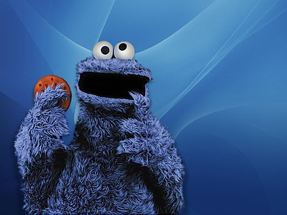 Sesame Street, Cookie Monster, HD tapet HD wallpaper