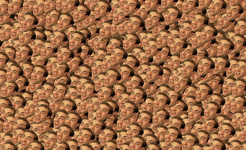 Nicolas Cage você não diz, colagem do meme, engraçado, HD papel de parede HD wallpaper