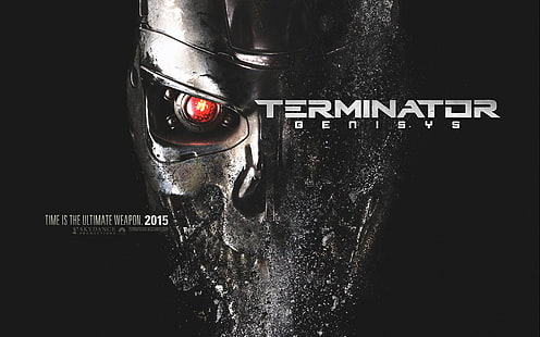 2015, Terminator Genisys, Movie, Poster, 2015, terminator genisys, movie, poster, HD tapet HD wallpaper