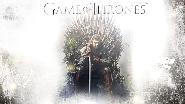 Juego de tronos Iron Throne HD, brillante, juego de tronos, hierro, rígido, espadas, trono, lobo, Fondo de pantalla HD
