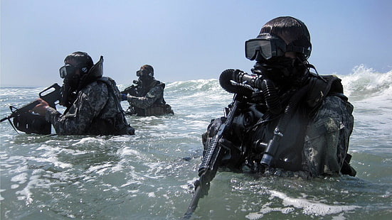 pasukan khusus angkatan laut angkatan laut Pesawat Militer HD Seni, Militer, segel angkatan laut, pasukan khusus, Wallpaper HD HD wallpaper