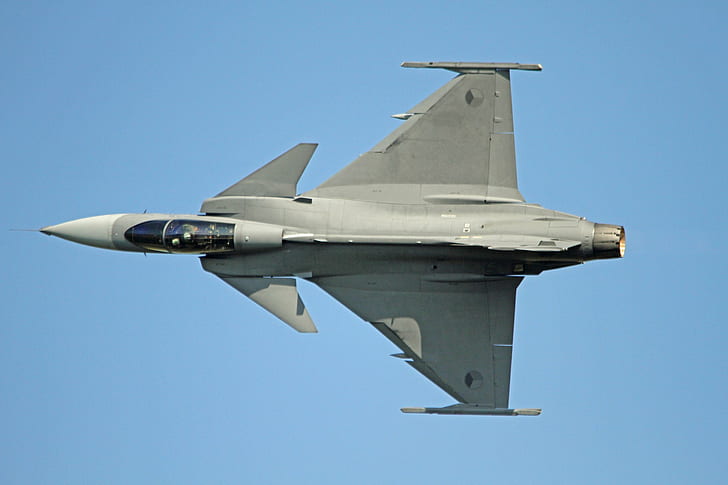 воздух, самолеты, истребитель, сила, Gripen, JAS, реактивный, военный, Saab, шведский, HD обои