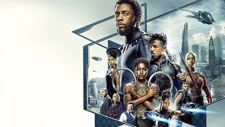Black Panther, Marvel Cinematic Universe, MCU, Wakanda, T'challa, HD papel de parede
