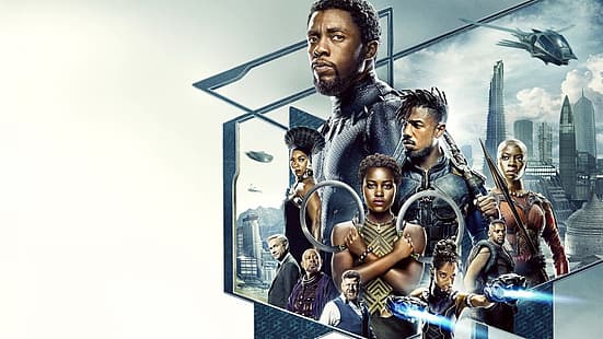 Черната пантера, Marvel Cinematic Universe, MCU, Wakanda, T'challa, HD тапет HD wallpaper