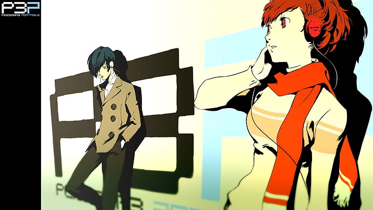 페르소나, 페르소나 3, 애니메이션, Makoto Yuki, Minato Arisato, 비디오 게임, HD 배경 화면