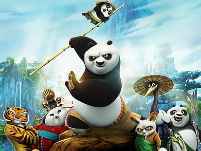 2016 movie, Kung Fu Panda 3, 2016, Movie, Panda, KungFu, HD wallpaper HD wallpaper