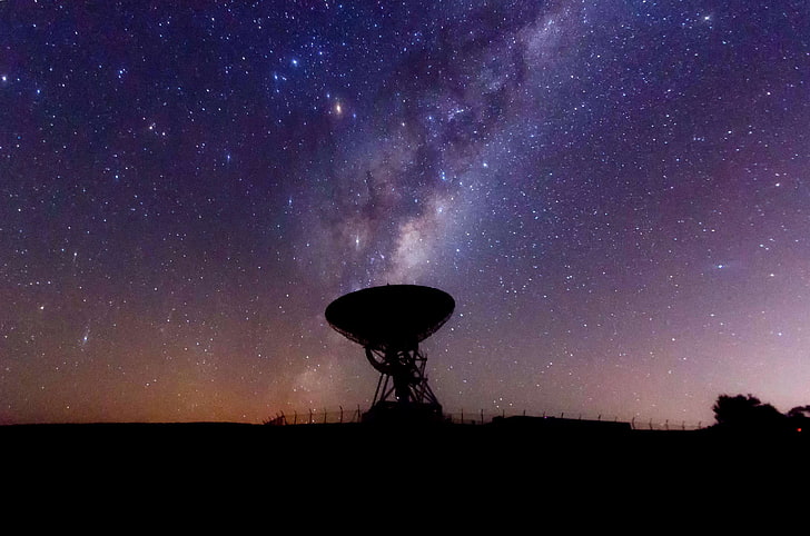 astrofotografi, Auckland, lång exponering, Vintergatan, Nya Zeeland, natt, natthimmel, satellit, HD tapet