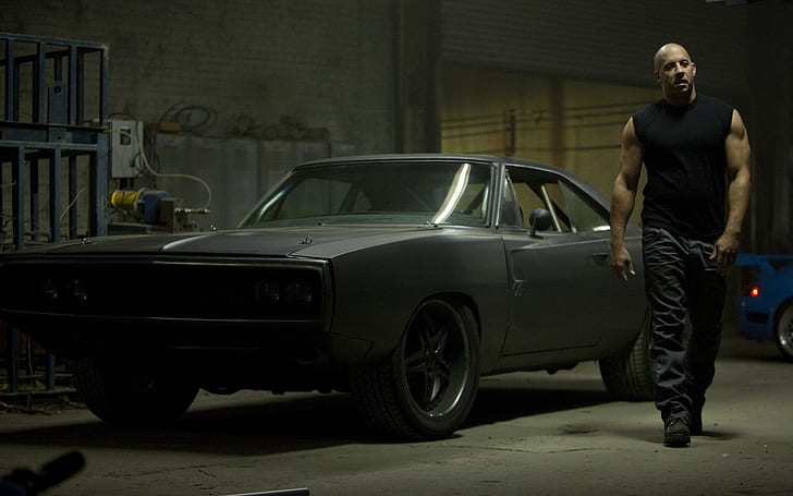 Vin Diesel Dodge Charger Classic Car Classic Fast and Furious HD, car, movies, classic, and, dodge, fast, charger, diesel, furious, vin, HD wallpaper