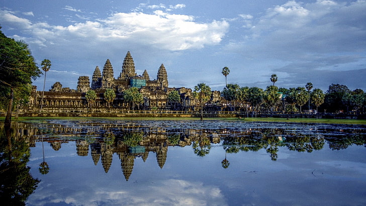 Храмы, Ангкор-Ват, HD обои