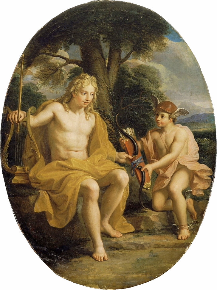 Mitologia grecka, sztuka klasyczna, malarstwo, Tapety HD, tapety na telefon