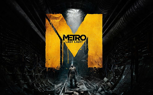 Metro Last Light обои, metro Last Light, игра, знак, люди, андеграунд, HD обои HD wallpaper