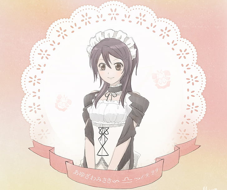 anime anime girls kaichou wa maid sama ayuzawa misaki maid, HD wallpaper