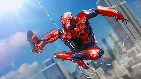 Marvel Spider-Man PS4 Game 4K, Game, spider-man, Marvel, PS4, HD wallpaper HD wallpaper