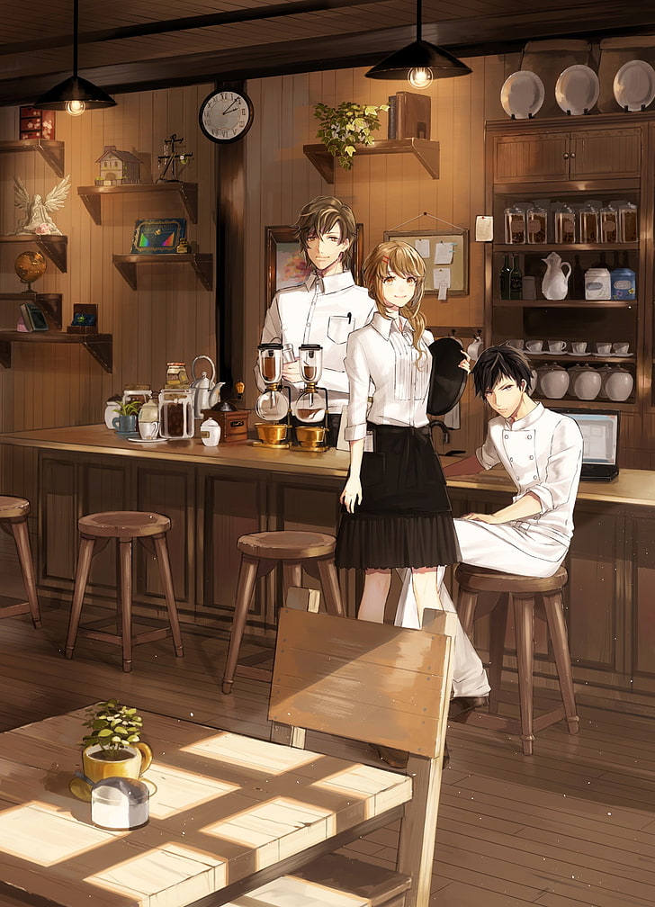 Wallpaper girls anime art cafe idolmaster images for desktop section  сёнэн  download