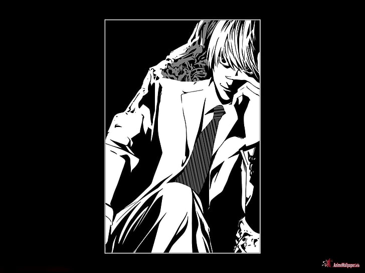 Yagami Light, anime, Death Note, HD tapet