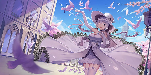 Anime, Azur Lane, Illustrious (Azur Lane), HD-Hintergrundbild HD wallpaper