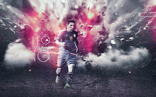 Leo Messi ARGENTINA Brasil 2014, Leo Messi # 10, Weltcup, Brasilien, Argentinien, Leo Messi, HD-Hintergrundbild HD wallpaper