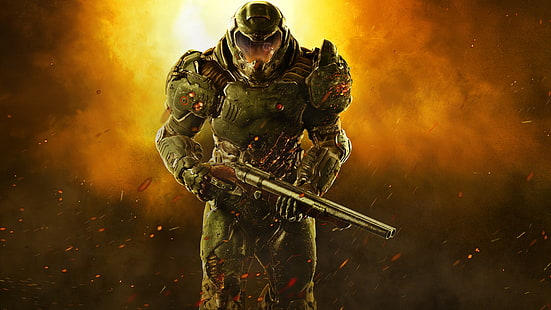 video game, Doom (2016), Wallpaper HD HD wallpaper