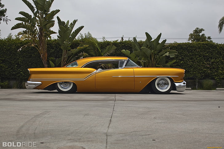 1957, bilar, klassiska, anpassade, lowrider, oldsmobile, HD tapet
