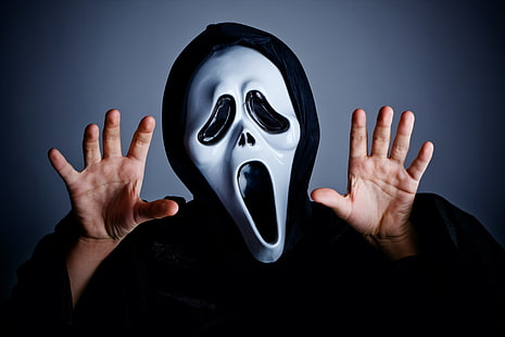 Scream Maske, Scary, 4K, HD-Hintergrundbild HD wallpaper