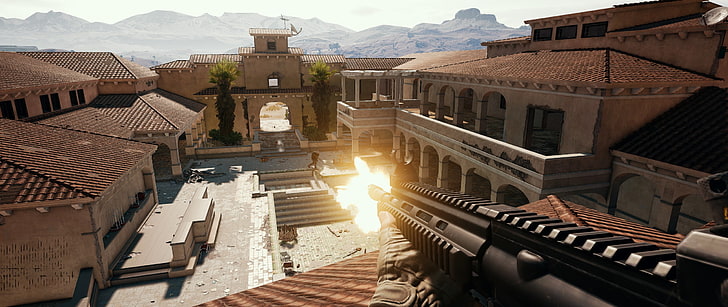 Unbekanntes Schlachtfeld des Spielers, PUBG, M4A4, HD-Hintergrundbild