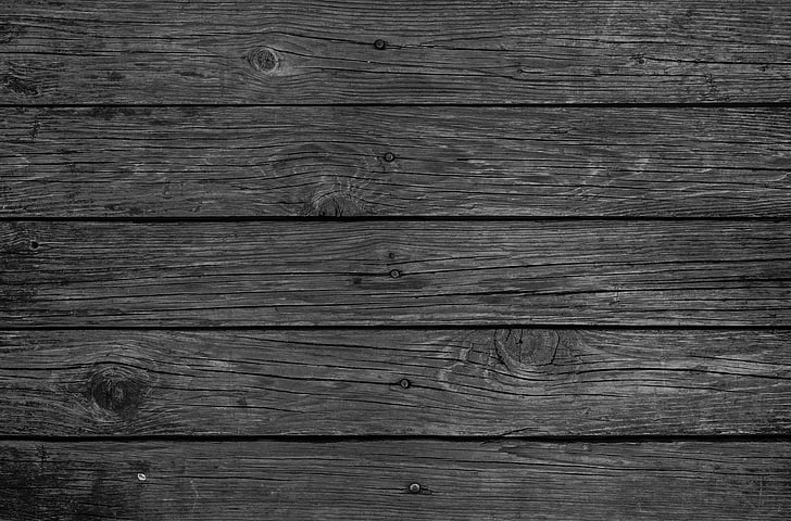 surface en bois marron, mur, noir, bois, tables, Fond d'écran HD