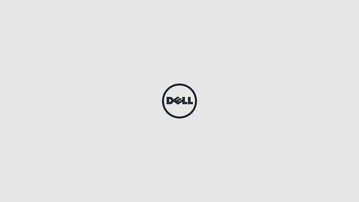 logo, marki, Dell, minimalizm, Tapety HD