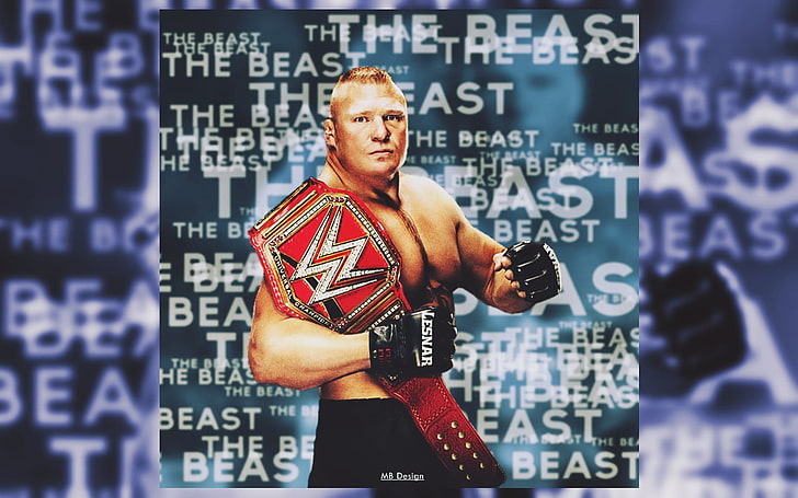 UFC, Brock Lesnar, WWE, gulat, Wallpaper HD