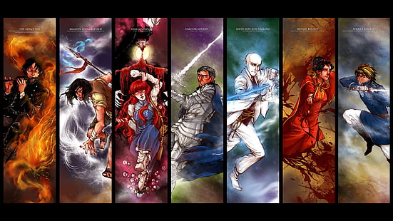постеры разных персонажей, Брэндон Сандерсон, Stormlight Archives, HD обои HD wallpaper
