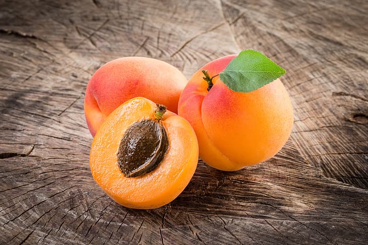 buah, aprikot, suguhan, Wallpaper HD