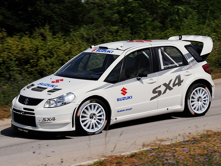 2007年、レース、レーシング、ラリー、スズキ、sx4、WRC、 HDデスクトップの壁紙