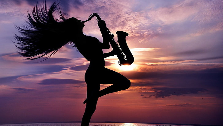 music, silhouette, man, male, jump, people, lifestyle, person, joy, happy, sport, sky, active, art, boy, fly, human, sunset, happiness, fun, grass, women, adult, men, body, freedom, action, exercise, outdoor, dancer, silhouettes, summer, healthy, silhoette, silhoutte, athlete, life, cloud, sun, jumping, HD wallpaper