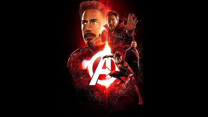 Avengers: Infinity War, Spider-Man, Doktor dziwny, Iron Man, Filmy, Tapety HD