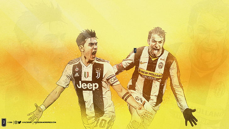 Calcio, Juventus F.C., Alessandro Del Piero, Paulo Dybala, Sfondo HD