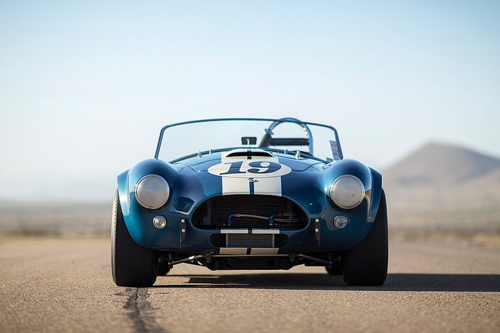 1964, 289, blue, cars, classic, cobra, shelby, HD wallpaper