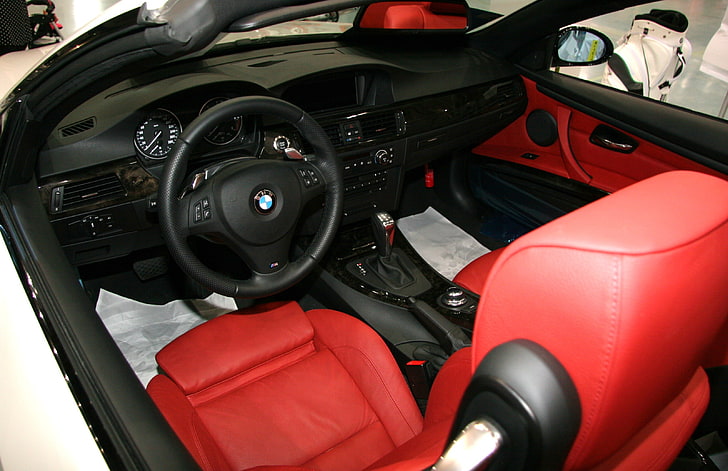 samochód, wnętrze samochodu, pojazd, BMW, Tapety HD