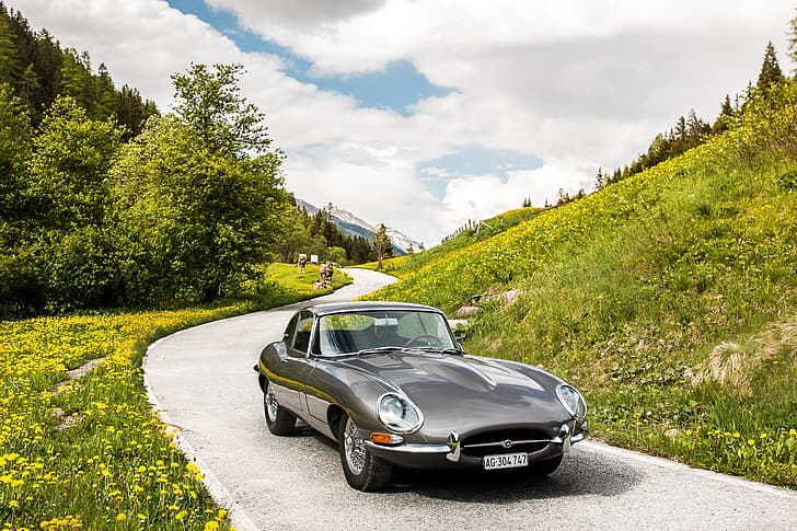 Jaguar, E-Type, Coupe, Sport, HD wallpaper