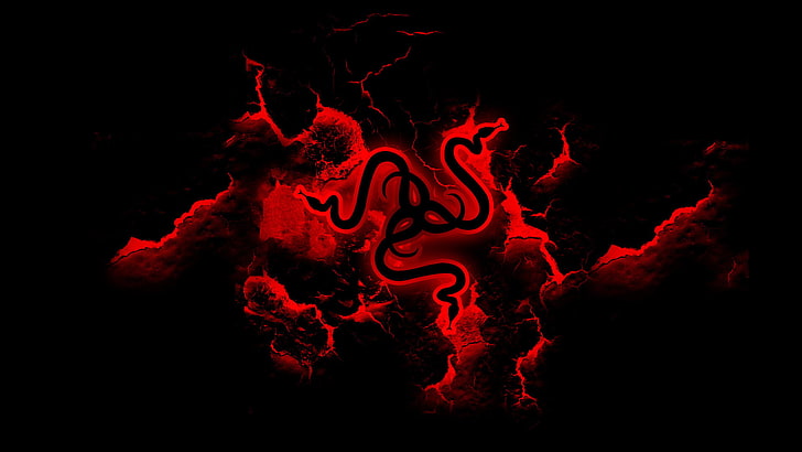 Razer logo illustration, Red, Logo, Razer, Desktop Wallpaper, HD wallpaper