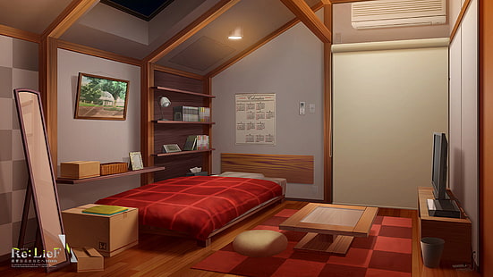 Аниме, Re: Lief ~ Син'ай Нару Аната E ~, Комната, HD обои HD wallpaper