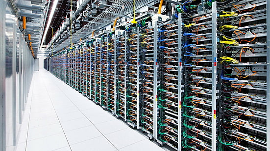 google data center komputer server jaringan, Wallpaper HD HD wallpaper