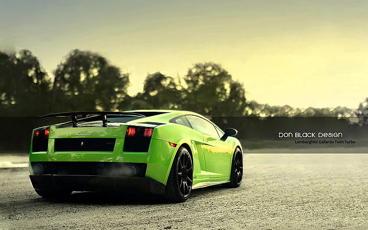 green Lamborghini Aventador coupe, Lamborghini, mobil sport, mobil hijau, mobil, Wallpaper HD