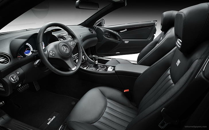 Brabus Mercedes SL Class Interior, mercedes benz interior setup, interior, mercedes, class, brabus, cars, mercedes benz, Fondo de pantalla HD