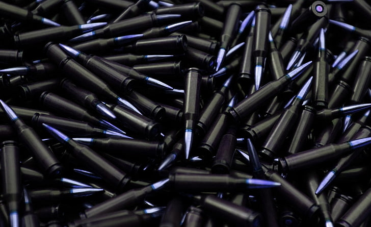 Ammunition Bullets HD Wallpaper, black ammunition lot, Army, Black, HD wallpaper