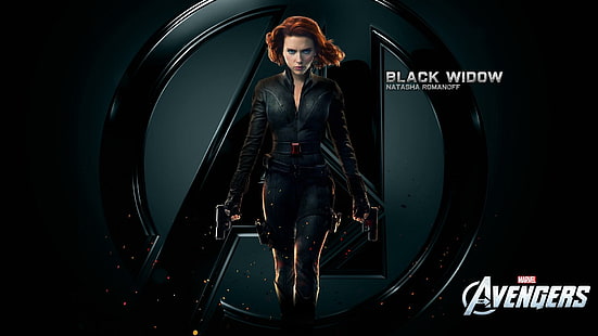 Black Widow Natasha Romanoff, black, widow, natasha, romanoff, the avengers, HD wallpaper HD wallpaper