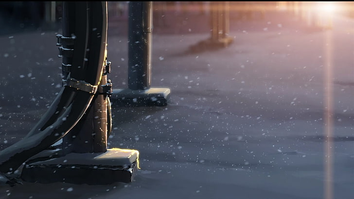 Makoto Shinkai, anime, 5 Centimeters Per Second, HD wallpaper