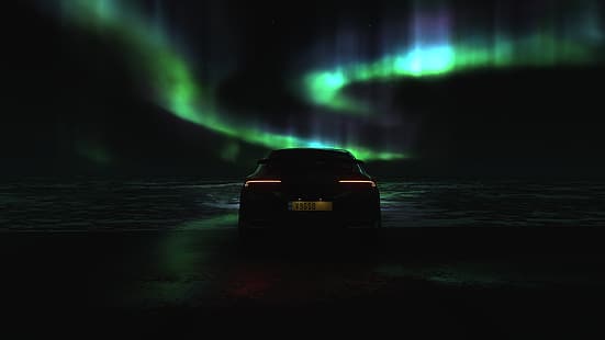 Forza Horizon 4, Mercedes AMG GT 63S, пейзаж, игровая площадкаИгры, HD обои HD wallpaper