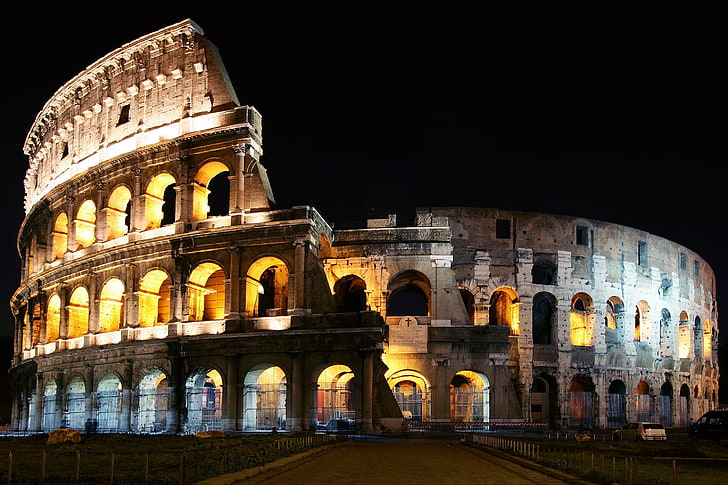Kolezyum, Roma, mimari, Kolezyum, Roma, HD masaüstü duvar kağıdı